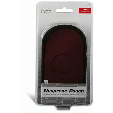 Speed-Link Neoprene Pouch for PSP Classic, Rosso, Neoprene - Foto 1